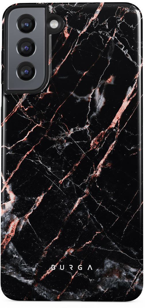 Burga Tough Case Samsung Galaxy S22 Rose Gold Marble